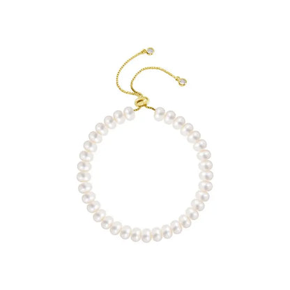 Natural Freshwater Pearl Bracelet - 6-7mm
