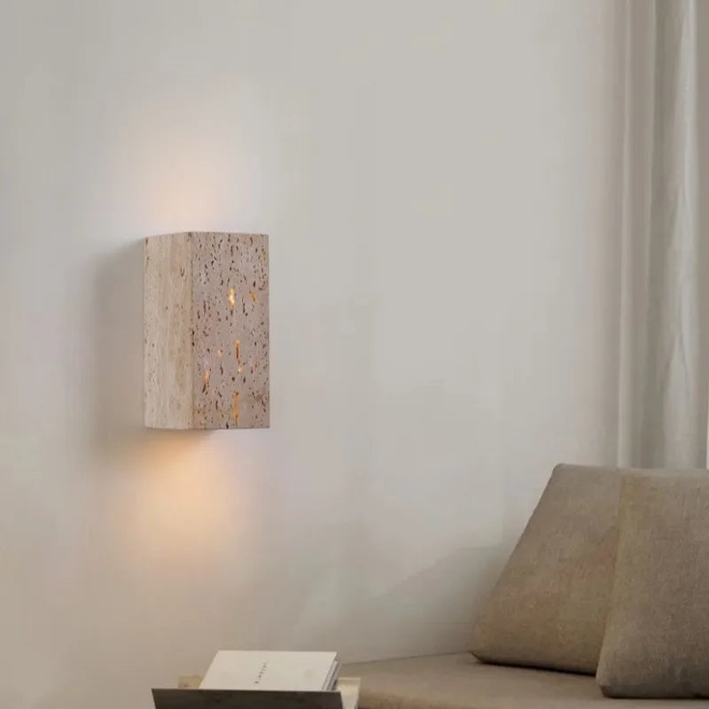 VERSAILLES TRAVERTINE WALL LIGHT