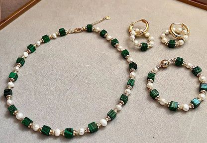 Green Perla Set – bracelet 15cm