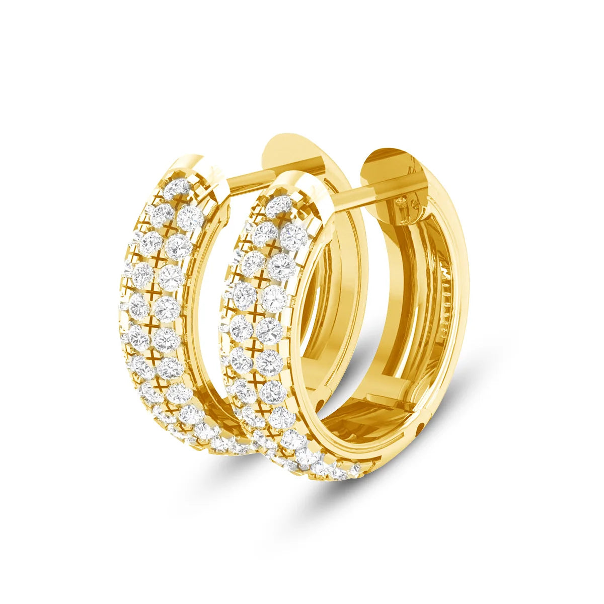 DUCHESS MOISSANITE PAVÉ HOOP