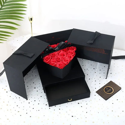 Rose Flower Mystery Gift Box