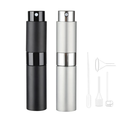 ELITE COUPLE FRAGRANCE TRAVEL SET – Black & Silver / Glass / 10ml