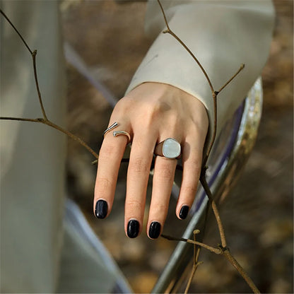 Glamour Ring – Platinum plated, Adjustable