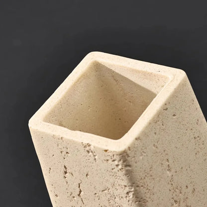 Stone Pen Holder Desk Organizer